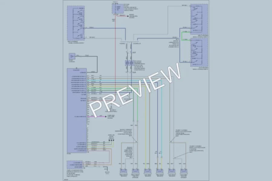 2006 Chevrolet Equinox Radio wiring diagram preview