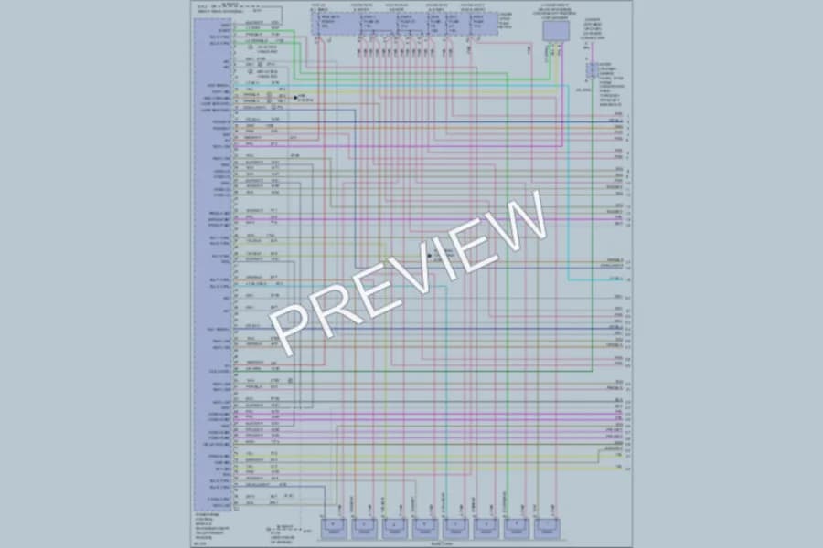 2006 Chevrolet H1500 Engine Performance wiring diagram preview with protected circuit layout