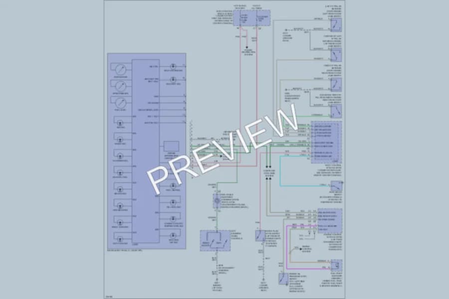 2006 Chevrolet HHR Instrument Cluster wiring diagram preview