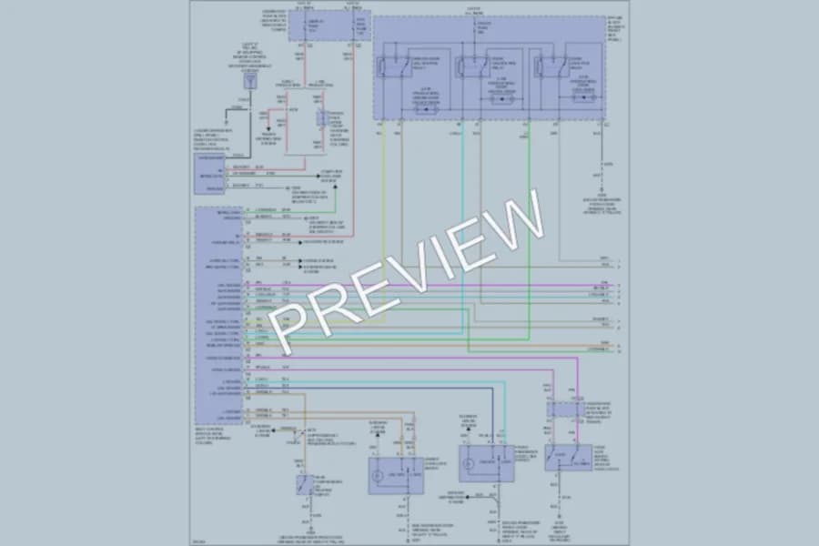 2006 Chevrolet Impala Anti Theft wiring diagram preview