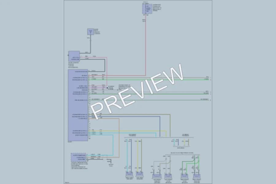 2006 Chevrolet Impala Radio wiring diagram preview