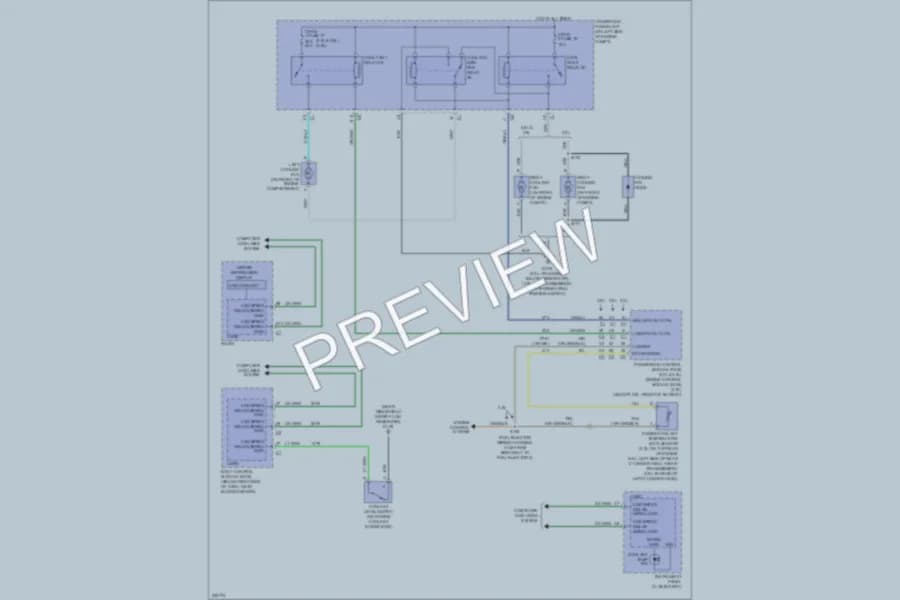 2006 Chevrolet Malibu Cooling Fan wiring diagram preview