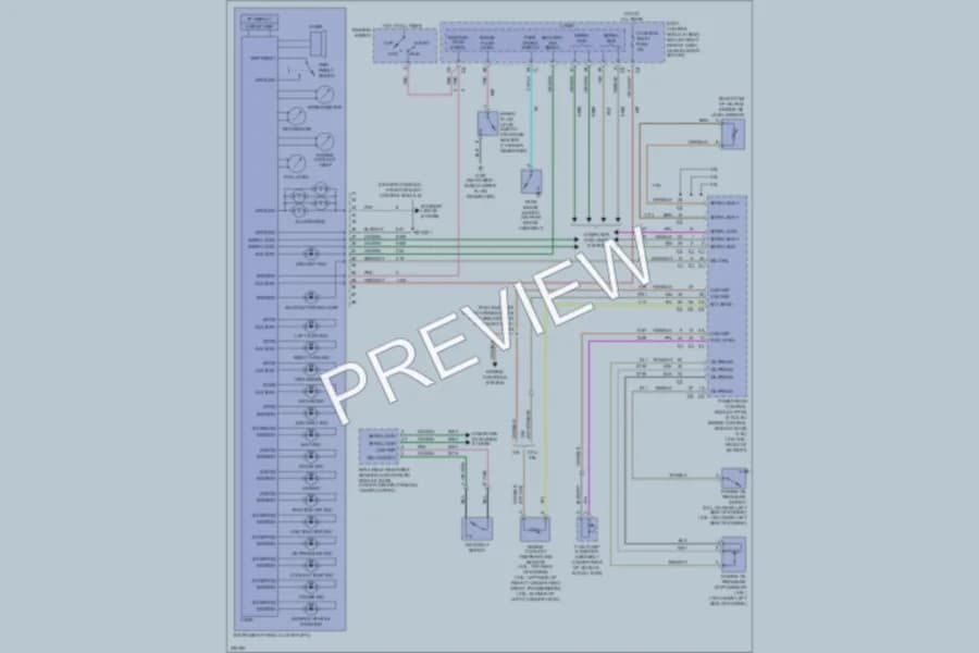 2006 Chevrolet Malibu Instrument Cluster wiring diagram preview
