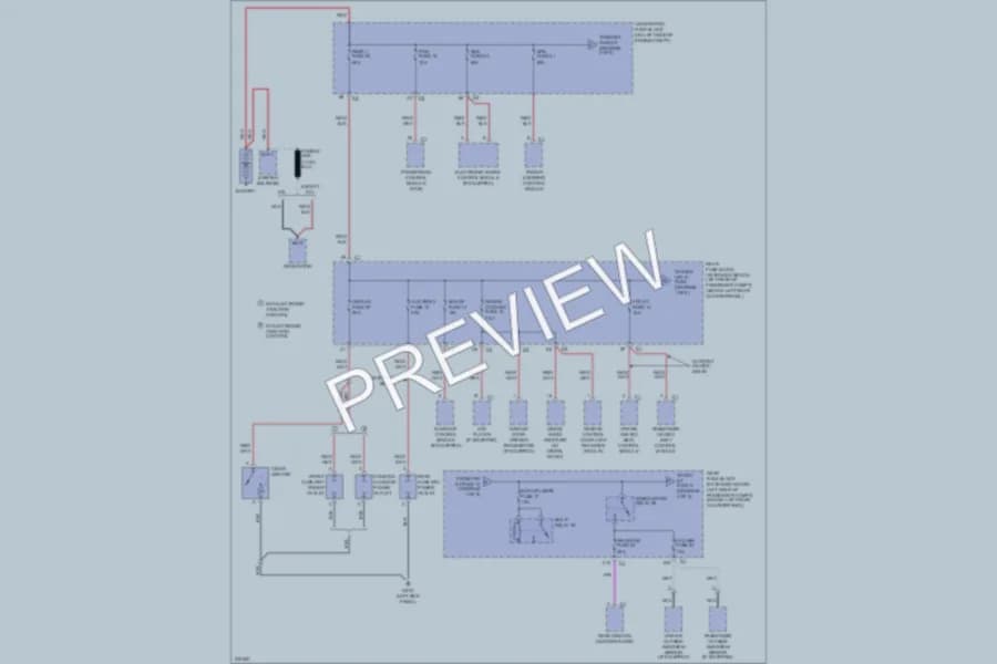 2006 Chevrolet Malibu Power Distribution wiring diagram preview