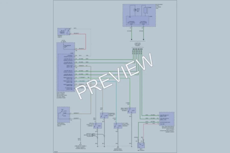 2006 Chevrolet Malibu Warning Systems wiring diagram preview