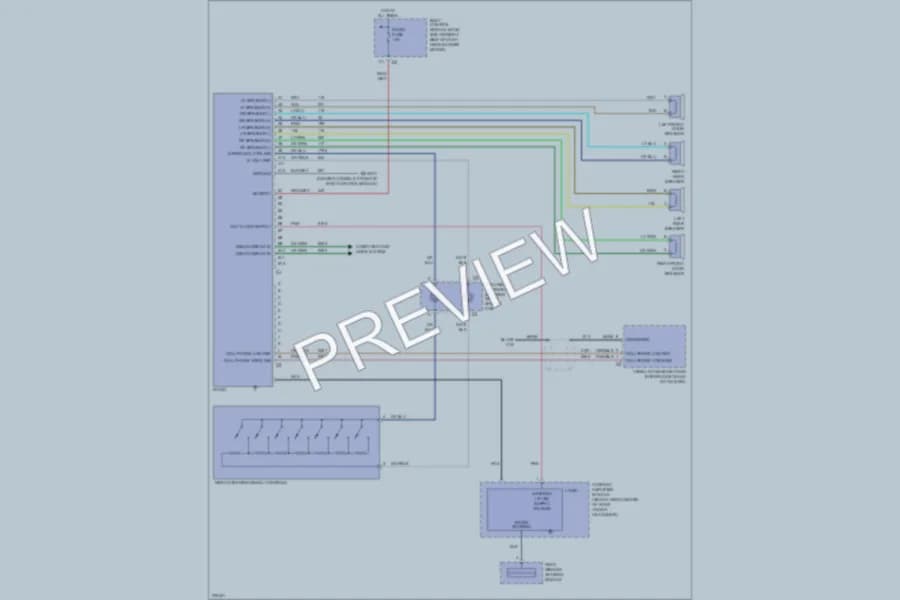 2006 Chevrolet MalibuMaxx Radio wiring diagram preview