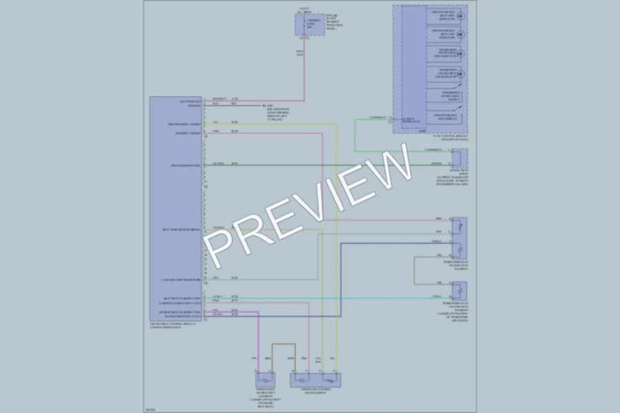 2006 Chevrolet MonteCarlo Power Seats wiring diagram preview