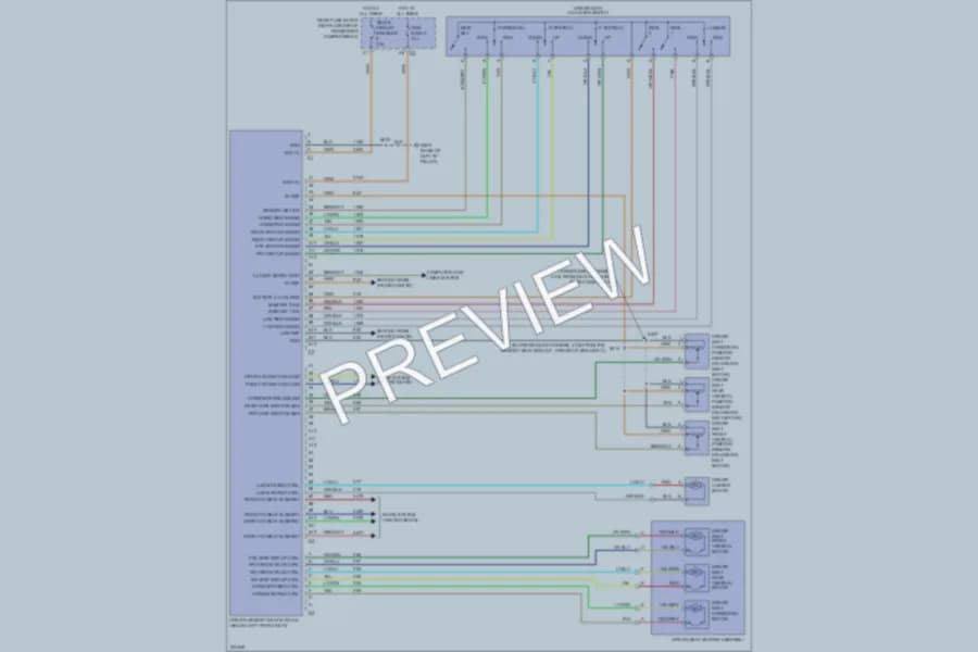 2006 Chevrolet SSR Memory Systems wiring diagram preview