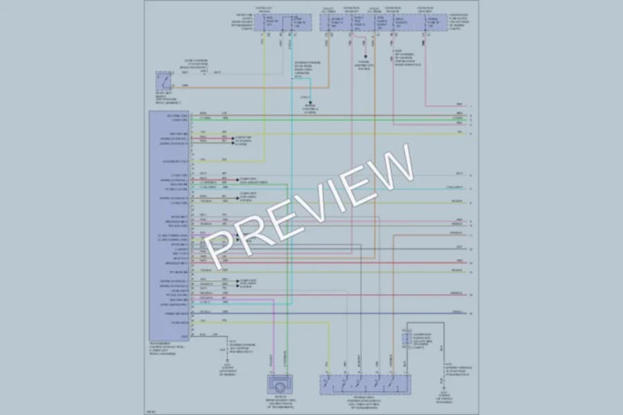 2006 Chevrolet SSR Transmission wiring diagram preview