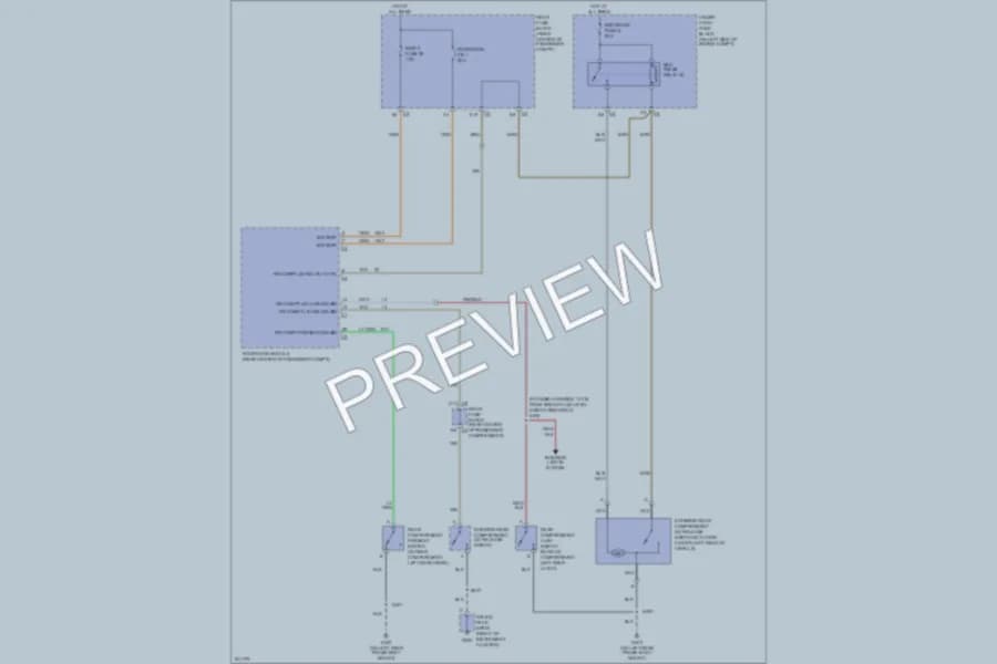 2006 Chevrolet SSR Trunk Tailgate Fuel Door wiring diagram preview