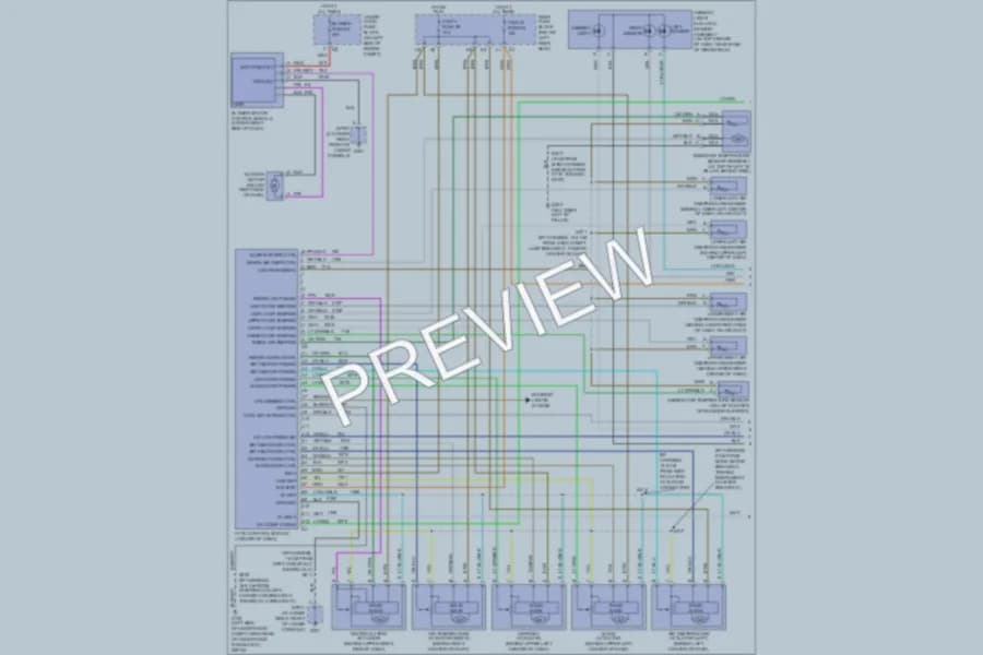 2006 Chevrolet TrailBlazer Air Conditioning wiring diagram preview
