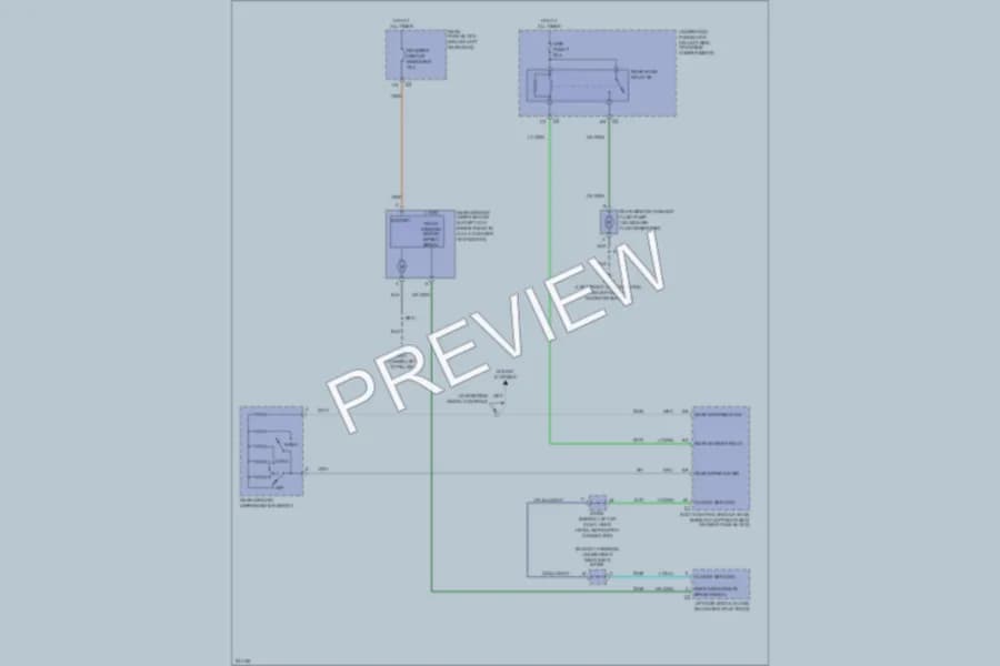2006 Chevrolet TrailBlazer Wiper Washer wiring diagram preview