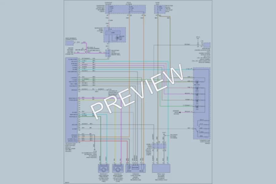 2006 Chevrolet TrailBlazerEXT Transmission wiring diagram preview