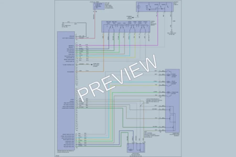 2006 Chevrolet Uplander Memory Systems wiring diagram preview