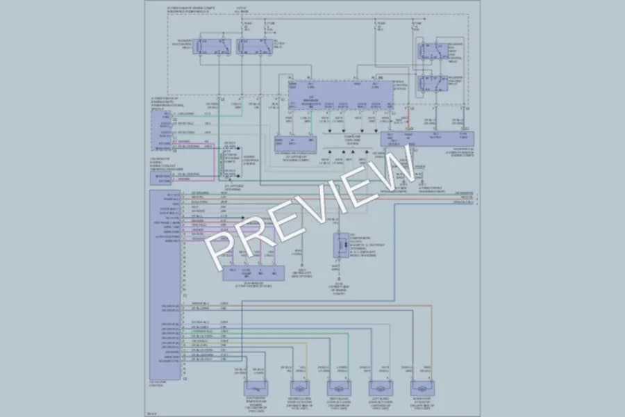 2006 Chrysler 300 Air Conditioning wiring diagram preview