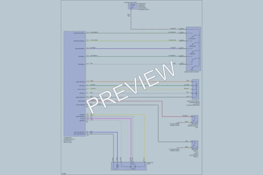 2006 Chrysler Crossfire Cruise Control wiring diagram preview