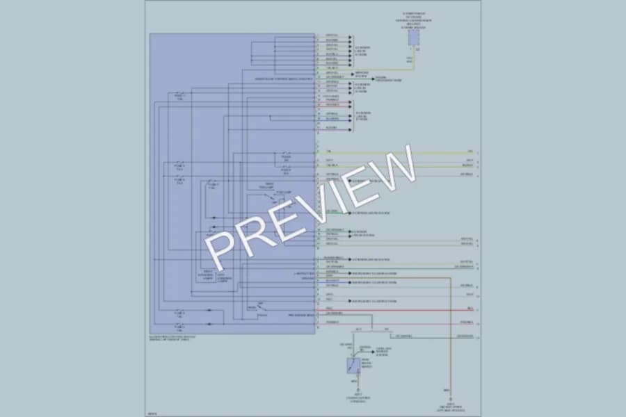2006 Chrysler Crossfire Headlights wiring diagram preview