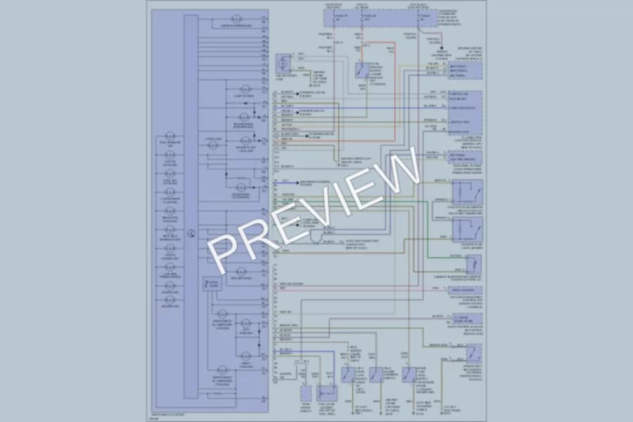 2006 Chrysler Crossfire Instrument Cluster wiring diagram preview