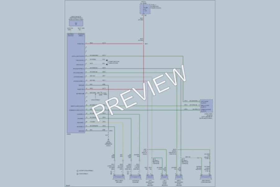 2006 Chrysler PTCruiser Radio wiring diagram preview