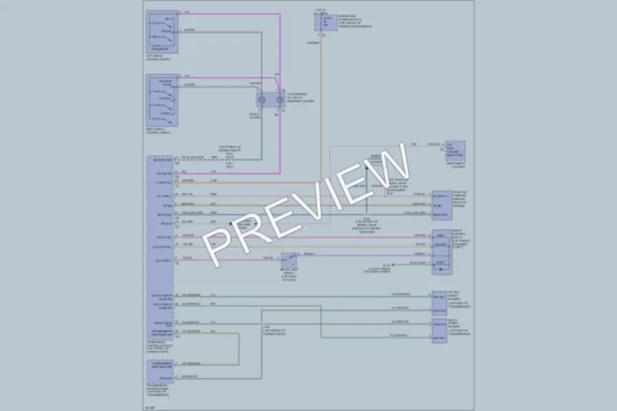 2006 Chrysler Pacifica Cruise Control wiring diagram preview