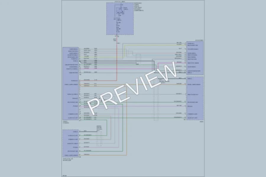 2006 Chrysler Pacifica Radio wiring diagram preview