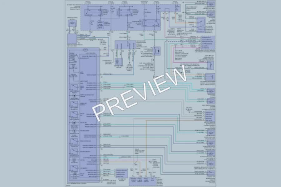 2006 Chrysler TownCountry Air Conditioning wiring diagram preview