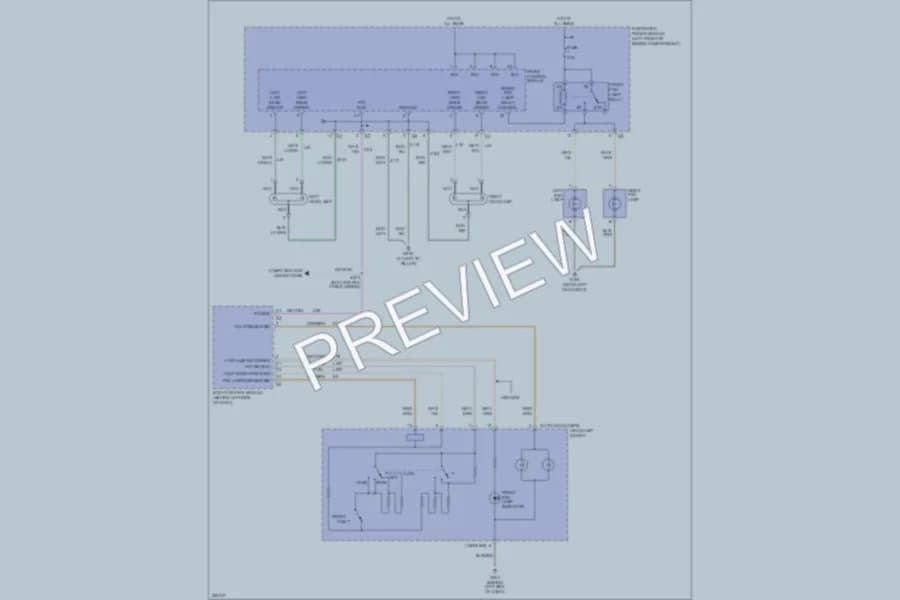 2006 Chrysler TownCountry Headlights wiring diagram preview
