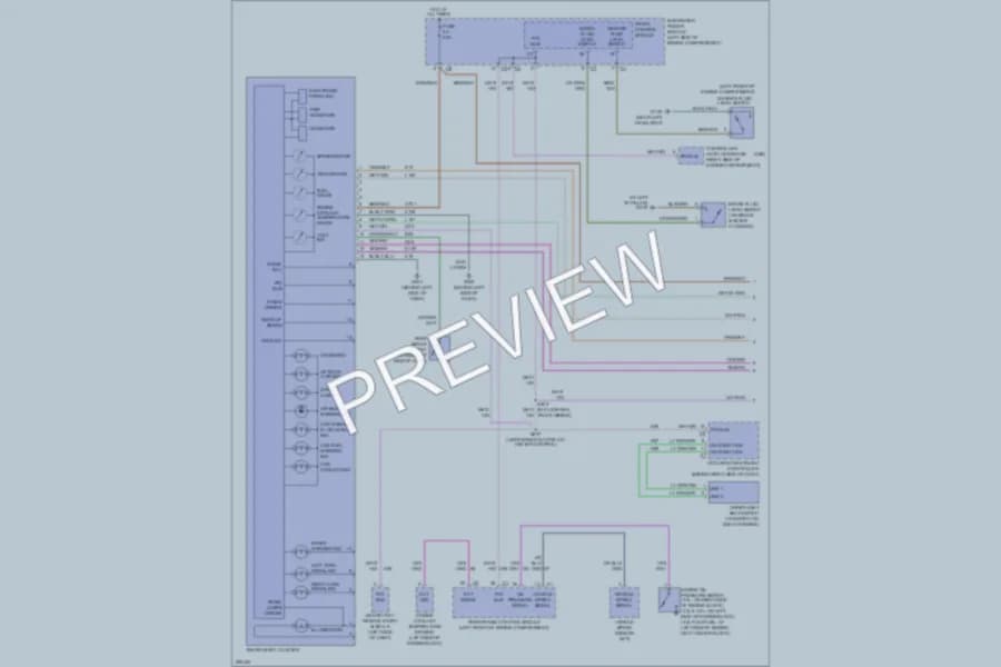 2006 Chrysler TownCountry Instrument Cluster wiring diagram preview
