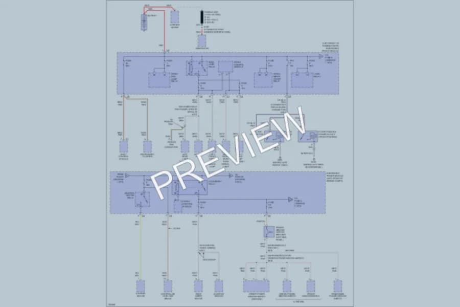 2006 Chrysler TownCountry Power Distribution wiring diagram preview