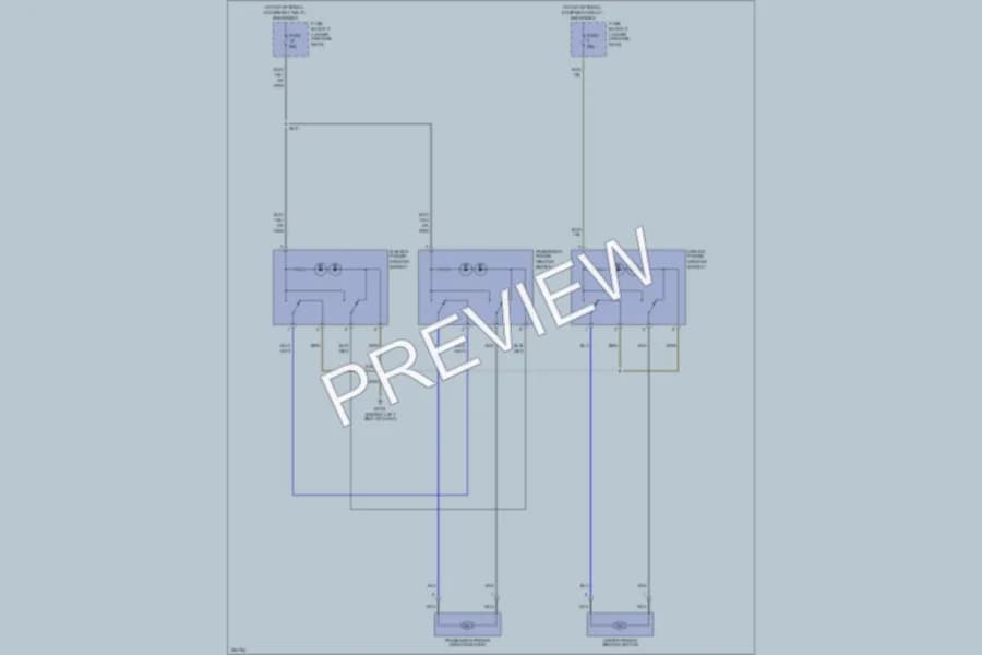 2006 Dodge 2500Sprinter Power Windows wiring diagram preview