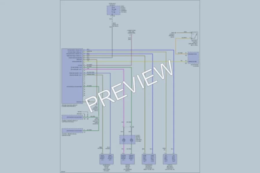 2006 Dodge 2500Sprinter Supplemental Restraints wiring diagram preview