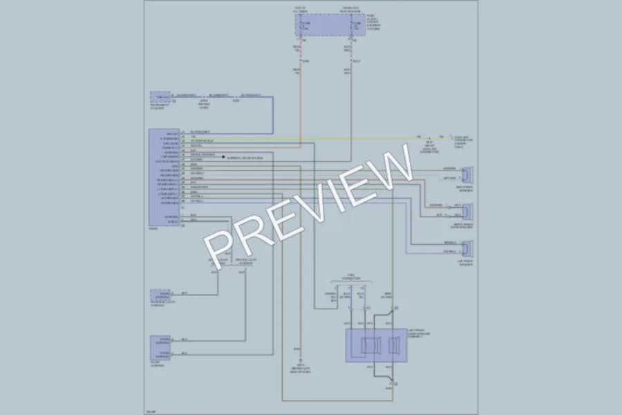2006 Dodge 3500Sprinter Radio wiring diagram preview