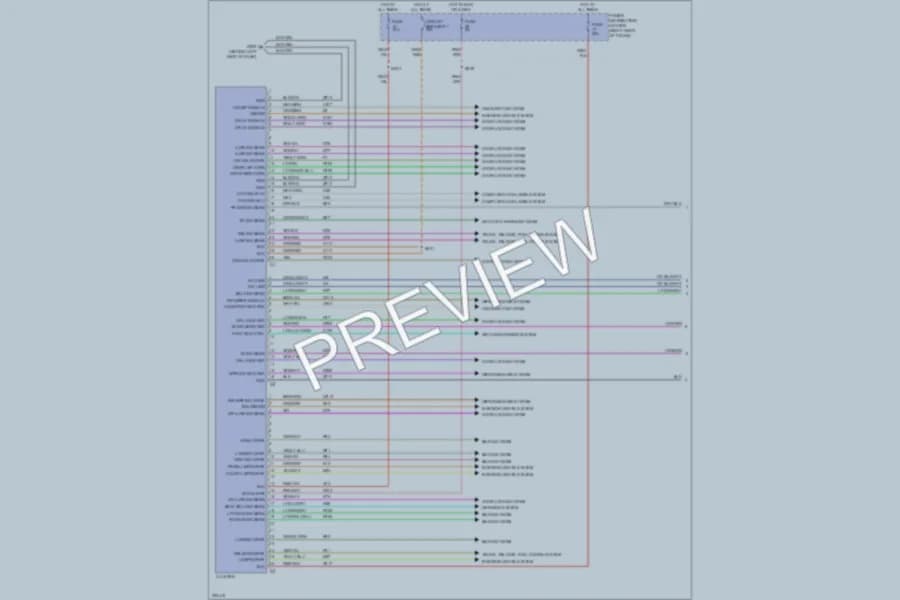 2006 Dodge Charger Instrument Cluster wiring diagram preview