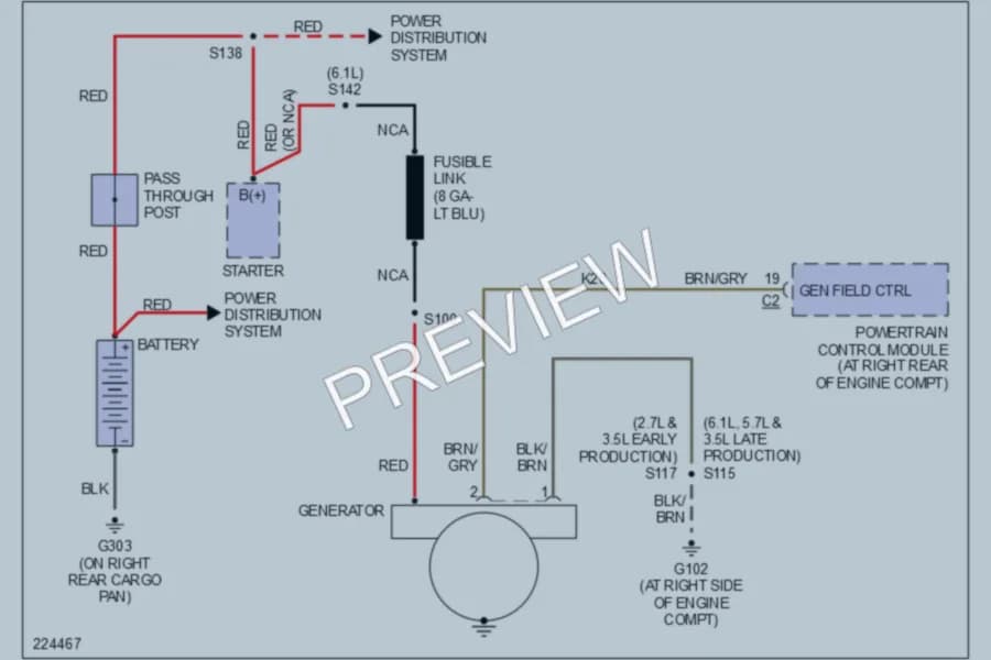 2006 Dodge Charger Starting Charging wiring diagram preview