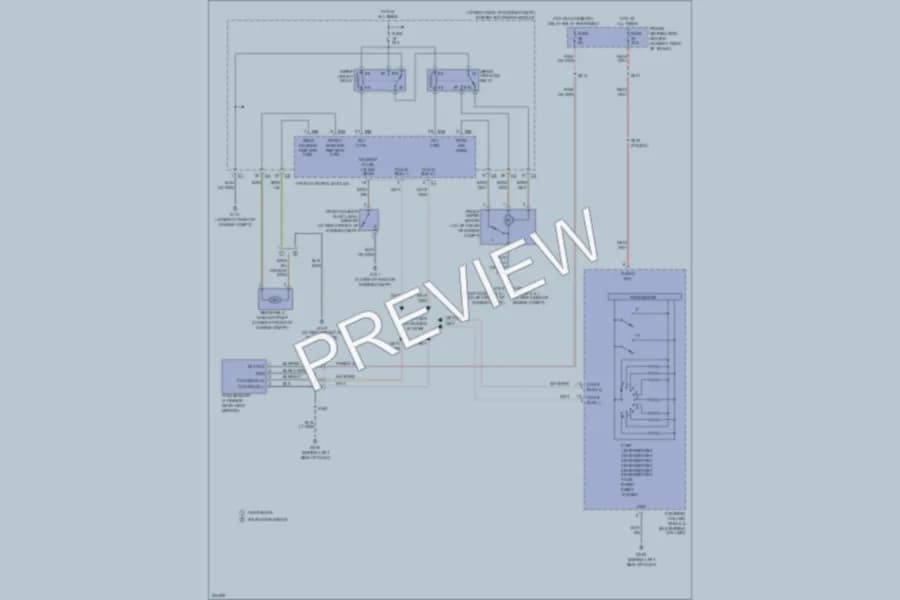 2006 Dodge Charger Wiper Washer wiring diagram preview