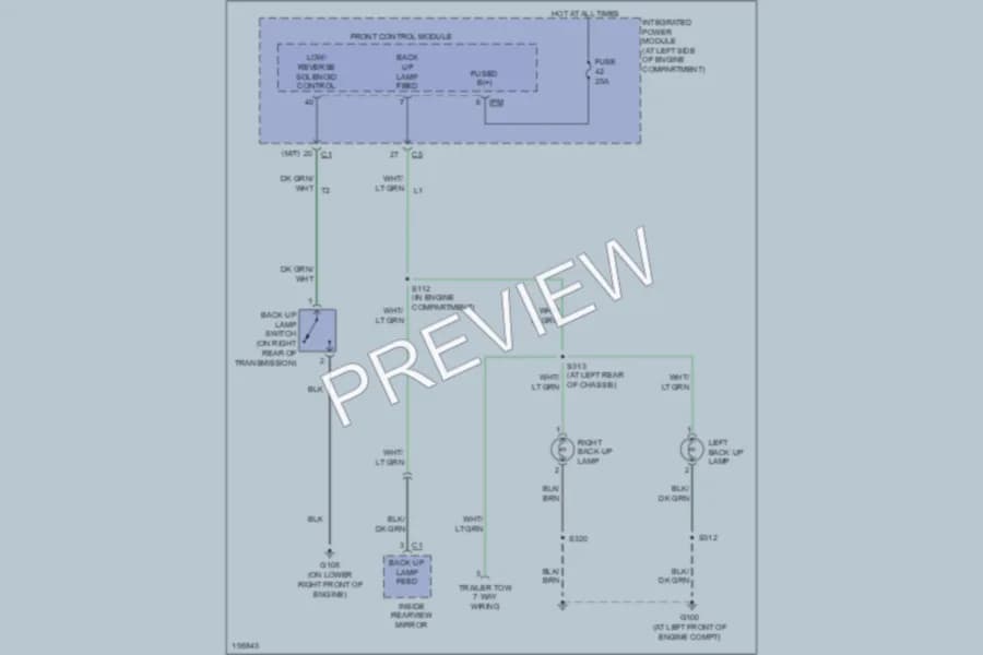 2006 Dodge Dakota Exterior Lights wiring diagram preview