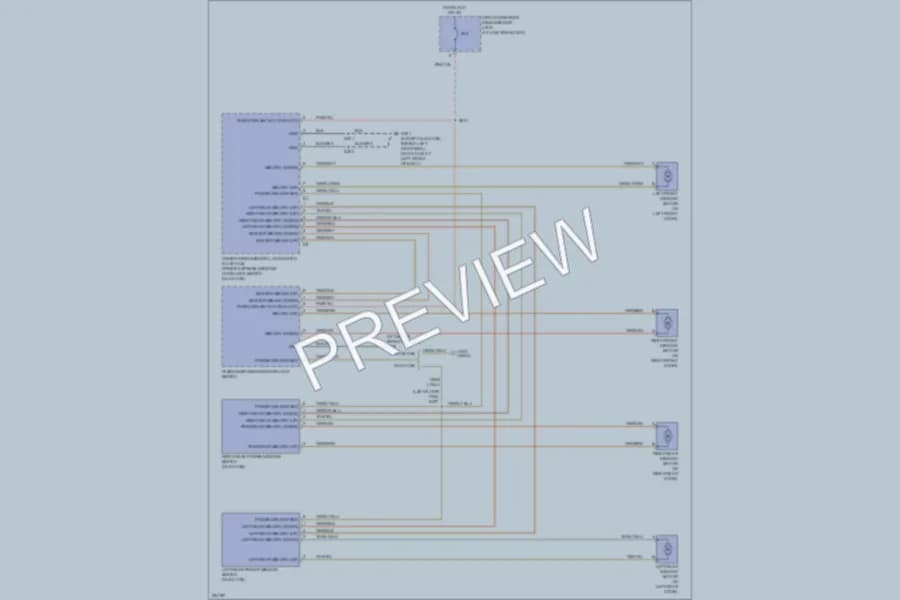 2006 Dodge Dakota Power Windows wiring diagram preview