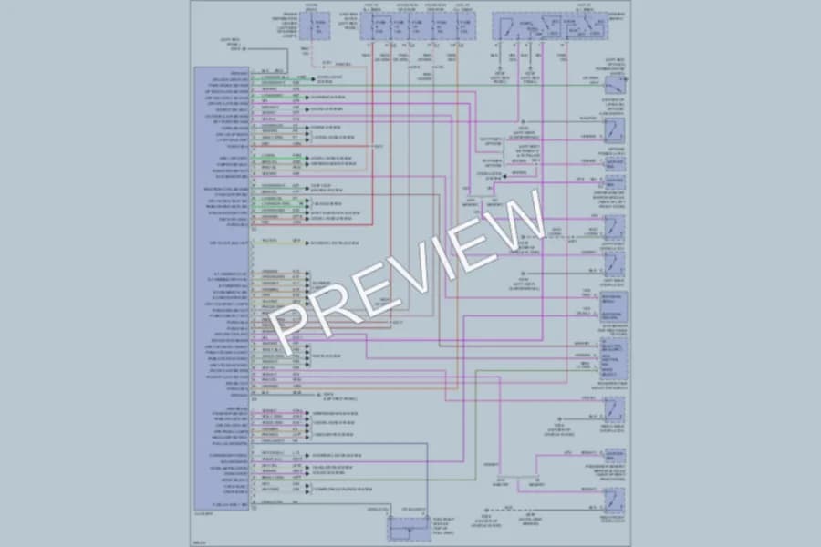 2006 Dodge Durango Instrument Cluster wiring diagram preview