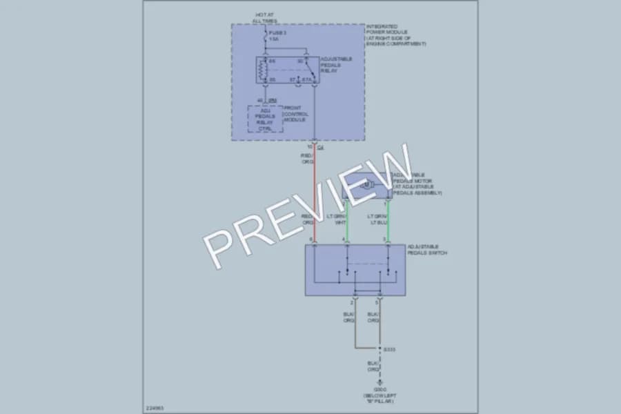 2006 Dodge Magnum Power Seats wiring diagram preview