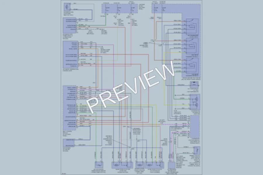 2006 Dodge Stratus Air Conditioning wiring diagram preview