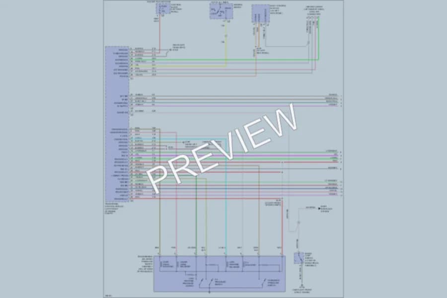 2006 Dodge Stratus Transmission wiring diagram preview