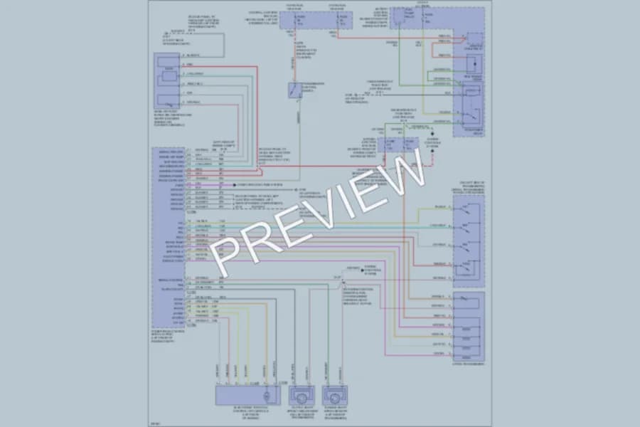 2006 Ford CrownVictoria Transmission wiring diagram preview