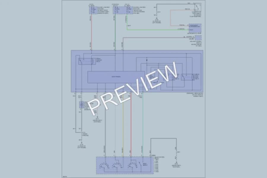 2006 Ford CrownVictoria Wiper Washer wiring diagram preview
