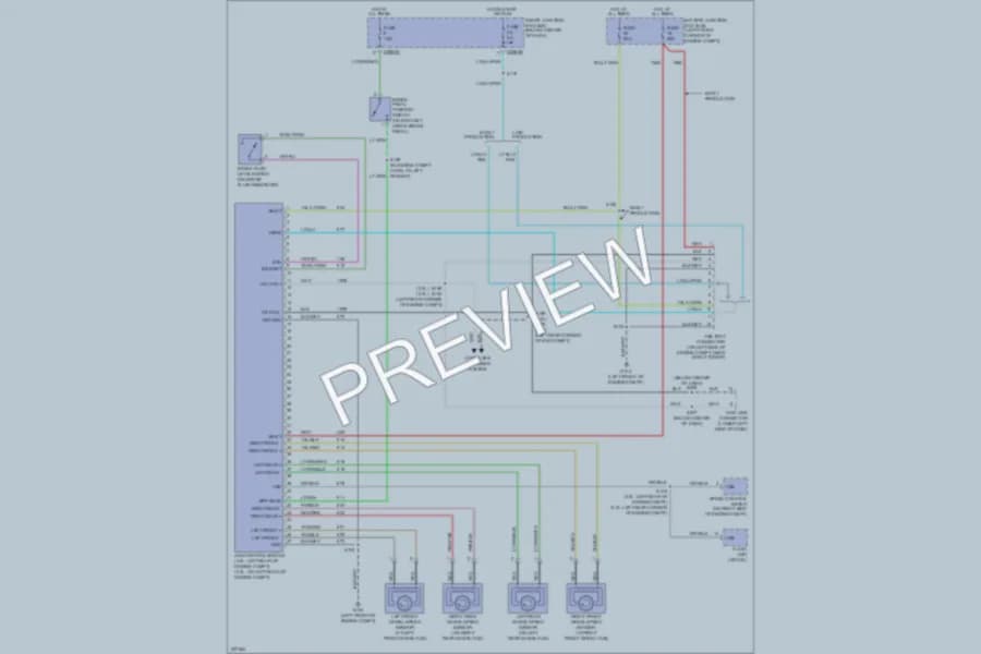 2006 Ford Escape Anti Lock Brakes wiring diagram preview