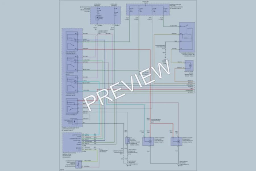 2006 Ford EscapeHybrid Air Conditioning wiring diagram preview