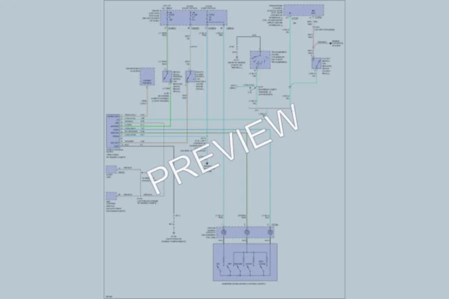 2006 Ford EscapeHybrid Cruise Control wiring diagram preview