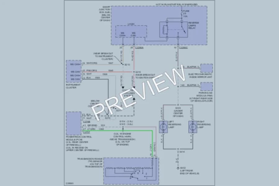 2006 Ford EscapeHybrid Exterior Lights wiring diagram preview