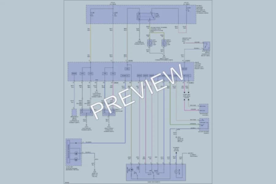 2006 Ford Explorer Headlights wiring diagram preview