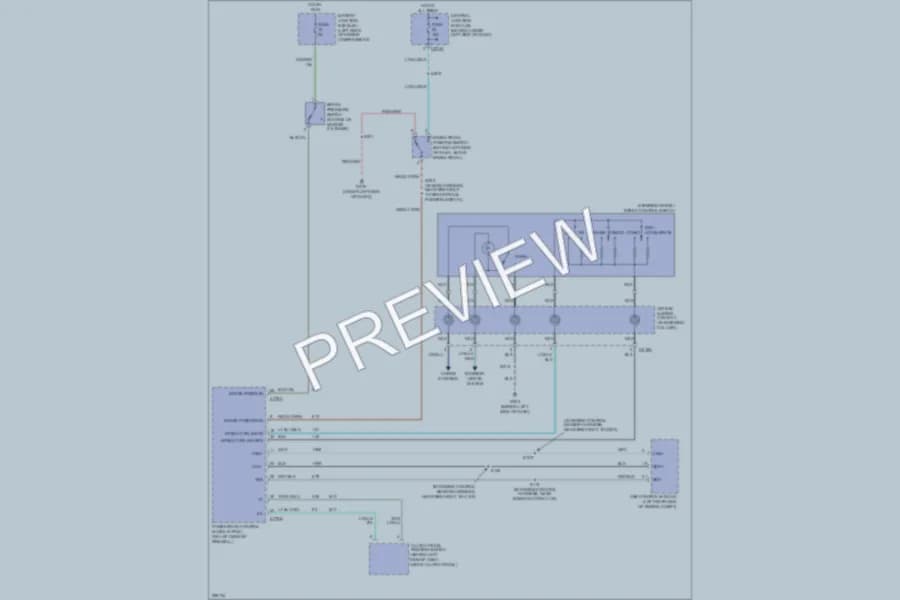 2006 Ford F450ChsCab Cruise Control wiring diagram preview
