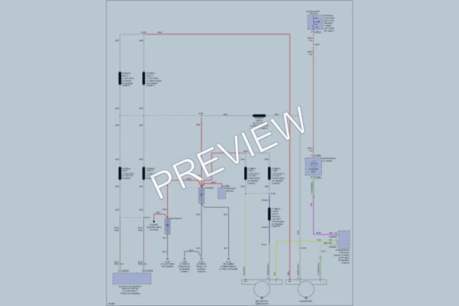 2006 Ford F450ChsCab Starting Charging wiring diagram preview
